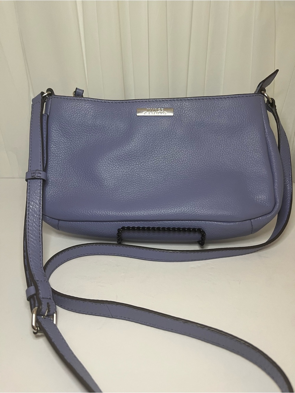 Vince Camuto Lavender Leather Crossbody Bag